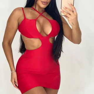 Multi Formas De Usar Vestido Tubinho Curto - Rosa