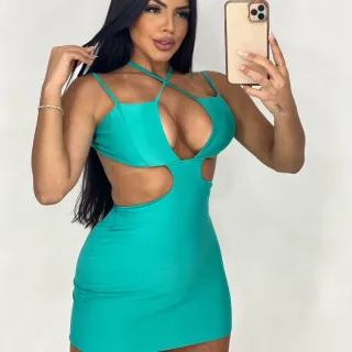 Multi Formas De Usar Vestido Tubinho Curto - Rosa