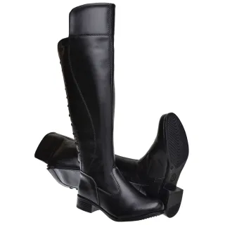 Oferta: Bota Confortável Feminina Over The Knee Cano Alto Macia e Leve para o Dia a Dia