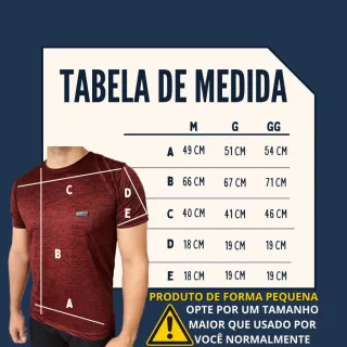 Camisa Masculina Dry Fit para Corrida e Academia - Vermelho