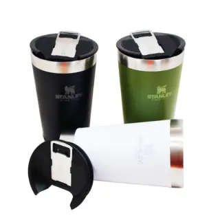 Copo Térmico Inox com Tampa e Abridor - Kit com 2 Copos - Vermelho