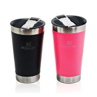 Copo Térmico Inox com Tampa e Abridor - Kit com 2 Copos - Vermelho