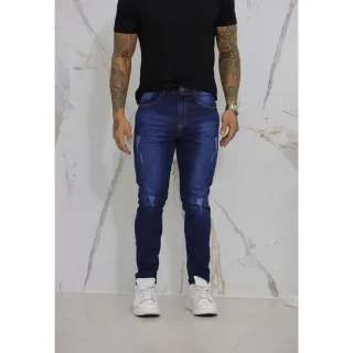 Lycra Masculina Skinny Calça Jeans - 42