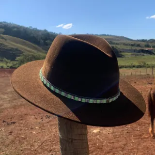Queimão de estoque!! Vários modelos de Bandinha para Chapéu com Strass - DOURADA