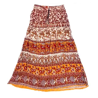 Cigana Indiana Saia Longa P M G GG - Várias Cores - Lilás