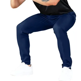 Treino DryFit Tactel Calça Esportiva Masculina Academia com Elastano - Azul Marinho