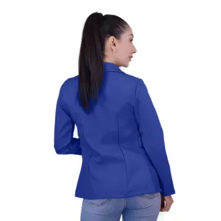 Moda Feminina: Blazer Alfaiataria Social com Botão - Raryel - Azul Royal