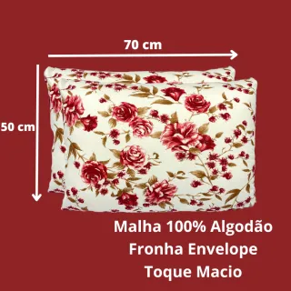 Lençol King Size - Jogo completo com qualidade e conforto - Malha Gel Lilas Floral