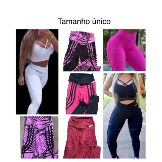 Legging empina bumbum preta - academia fitness - Caramelo
