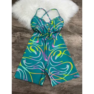 Alcinha Macaquinho Fitness - Costa Nua - ANIMAL PRINT LILÁS