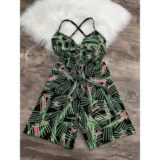 Alcinha Macaquinho Fitness - Costa Nua - ANIMAL PRINT LILÁS