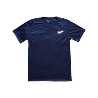 Ótimo tecido para treino: Camiseta Dryfit de qualidade - CAMI. AZUL MARINHO