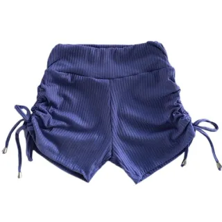 Revenda Short Canelado Feminino em Malha - Verde Militar