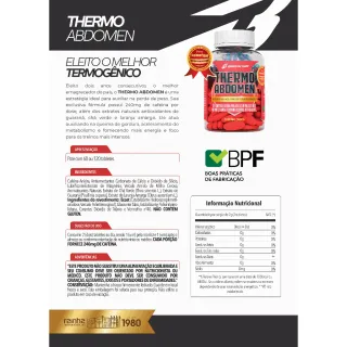 Zma + Thermo Abdomen + Pré Treino Nuclear Rush + Bcaa + Creatina + Whey Protein - Morango