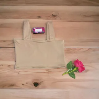 Suplex feminino sem bojo: cropped casual com alça grossa em várias cores lisas e estampadas - Verde Bandeira