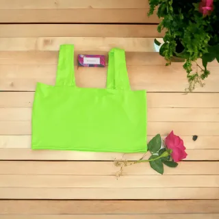 Suplex feminino sem bojo: cropped casual com alça grossa em várias cores lisas e estampadas - Verde Bandeira