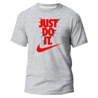 Camisa Masculina Just Do It Várias Cores - Estampa Vermelha - Azul