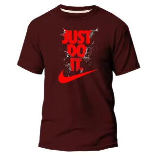 Camisa Masculina Just Do It Várias Cores - Estampa Vermelha - Azul