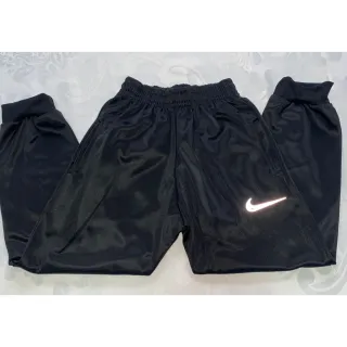 Dry Fit Reflective Calça Masculina - Bolsos e Cordão de Ajuste - Preta