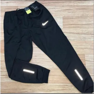 Dry Fit Reflective Calça Masculina - Bolsos e Cordão de Ajuste