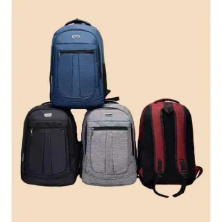 Mochila Resistente Água Unissex para Viagem ou Escola com Compartimento Acolchoado Notebook - Cor Aleatória