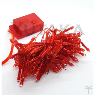 Fio de led pisca pisca natal 100 leds 9m 8 funções - branco colorido azul rosa vermelho verde roxo - Roxo