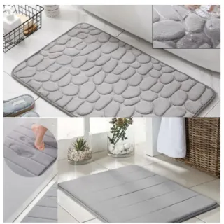 Macio Tapete de Banheiro Secagem Rápida 60x40cm - Marron