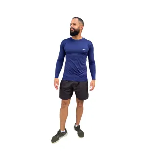 Camisa Térmica Proteção Solar UV50 Blusa Segunda Pele - Azul Royal