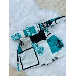 Saia Neopreme Grosso com Alta Elasticidade - Liso e Estampado - Azul