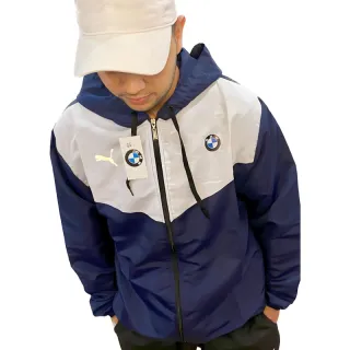 Promoção: Casaco corta vento masculino refletivo - Jaqueta de frio - Azul com preto