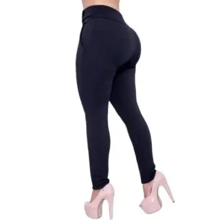 Cinto para Calça Feminina Modeladora de Cintura Alta em Suplex - Calça Suplex azul