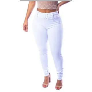 Cinto para Calça Feminina Modeladora de Cintura Alta em Suplex - Calça Suplex azul