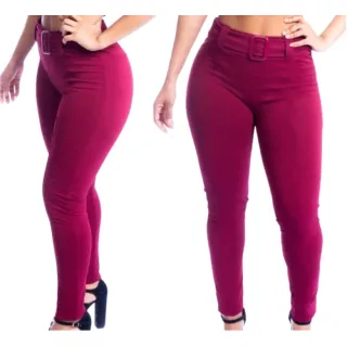 Cinto para Calça Feminina Modeladora de Cintura Alta em Suplex - Calça Suplex azul