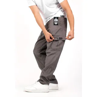 Calça Premium Masculina Cargo Elástica Skatista Jogger Bolso - Caramelo