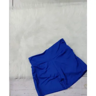 Roupa Academia Shorts Fitness Feminino Levanta Bumbum - SHORT EMPINA AZU ROYALL