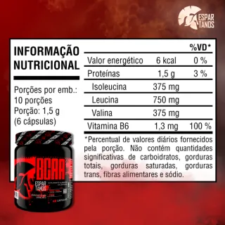 Espartanos Kit Muscle Mass + BCAA + Creatina + Glutamina - Chocolate