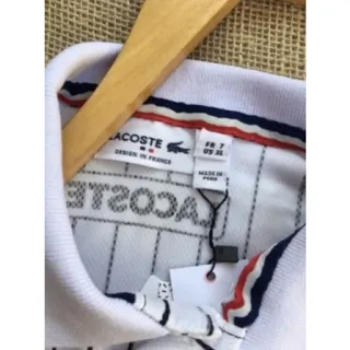 Promoção Camisa Polo Lacoste Francesa Djokovic - Várias Cores - Branco