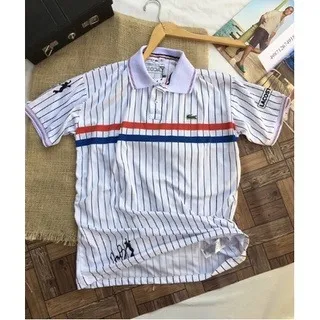 Promoção Camisa Polo Lacoste Francesa Djokovic - Várias Cores - Branco