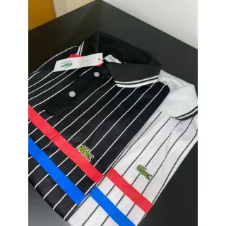 Promoção Camisa Polo Lacoste Francesa Djokovic - Várias Cores - Branco