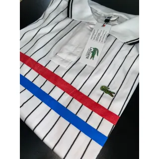 Promoção Camisa Polo Lacoste Francesa Djokovic - Várias Cores - Branco