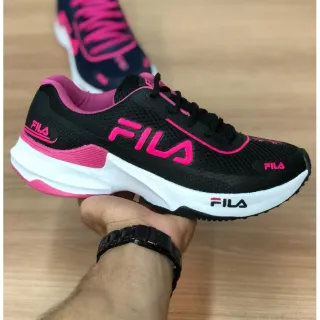 Envio Imediato - Tênis Feminino Recovery Ideal Para Academia Caminhada - Marinho/Pink