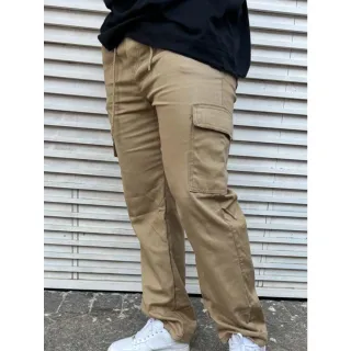 Envio Rápido Calça Masculina Cargo Style Track Pants Skate - CARGO PRETA