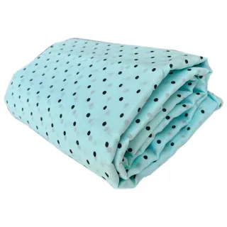 Cobertor Casal Gigante em Várias Cores - Lençol de Bolinha - Verde / Branco