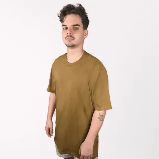 Camiseta Masculina Streetwear Algodão Premium Oversized - Preto