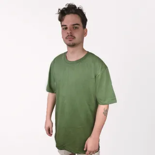 Camiseta Masculina Streetwear Algodão Premium Oversized - Preto