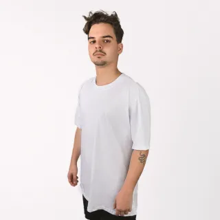 Camiseta Masculina Streetwear Algodão Premium Oversized - Preto