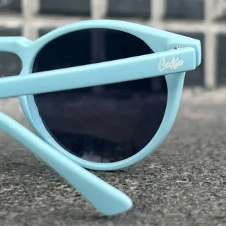 Mabu - Óculos de Sol Redondo Casual Uv400 - Animal Print C/ Marrom