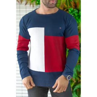 Blusa de tricot Premium Masculina Gola Redonda alta qualidade