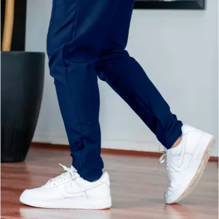 Treino Masculina Calça DryFit Tactel com Elastano Academia Esportiva - Azul Marinho