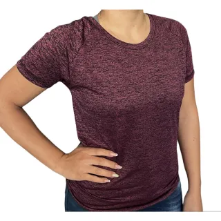 Fitness Camiseta Feminina Dry Fit Academia - Cinza